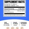 BulkSupplements.com Vitamin B12 Powder - as Cyanocobalamin, Vitamin B Supplement, Vitamin B12 200 mcg - Essential Vitamin, Gluten Free, 20mg per Serving, 250g (8.8 oz) (Pack of 1)