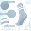 Jspupifip 10 Pairs Pilates Socks with Grips for Women, Pilates Crew Socks Bulk Non Slip Yoga Socks Home Hospital Grippy Socks for Yoga Pilates Barre Workout
