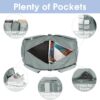sportsnew Yoga Gym Bags for Women with Shoes Compartment & Wet Dry Storage Pockets & Adjustable Yoga Mat Holder, Patent Pending