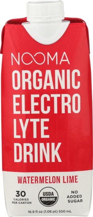 NOOMA Organic Watermelon Lime Electrolyte Sports Drink, 16.9 FZ