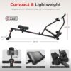 71743p9EeKL._AC_SL1500_.jpg Sunny Health & Fitness Compact Adjustable Rowing Machine with 12 Levels of Resistance for Complete Body Workouts and Optional Free SunnyFit App Enhanced Connectivity
