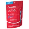 Colgate Max Fresh Wisp Disposable Mini Travel Toothbrushes, Peppermint, 24 Count (Pack of 4)