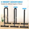 RELIFE REBUILD YOUR LIFE Dip Station Functional Heavy Duty Dip Stands Fitness Workout Dip bar Station Stabilizer Parallette Push Up Stand