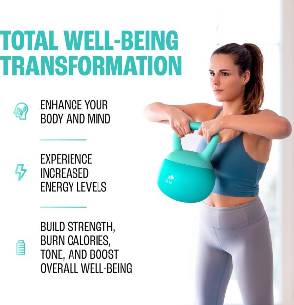 Soft Kettlebells, Serenilite Kettlebell Sets, Kettle Bell Sets for Women & Men, Safe Strength Training Kettlebells, Kettlebell Weights for Home Workouts & More.