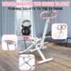 717Ct9Bt2zL._AC_SL1500_.jpg Squat Machine for Home, Squat Ride / Rowing Machine with Adjustable Resistance, Foldable Exercise Equipment, Glute & Leg Cardio Workout Machine