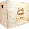Plyo Box - Wooden 3-in-1 Plyometric Jump Box for Training - Squat, Step Up, Box Jumps & More - Workout Box Size in S, M, L & XL - Home Gym Exercise Equipment