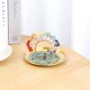 7 Chakra Crystal Tree - Buddha Statue Money for Wealth and Luck Yoga Meditation Home Decor Shelf Accents, Living Room Bedroom Office Decoration, Bookshelf Decor, TV Stand