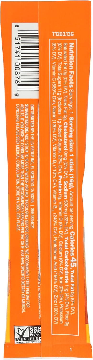 Liquid Iv, Immune Support Hydration Multiplier Singles, 0.56 Ounce