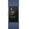 Fitbit Charge 2 Heart Rate + Fitness Wristband, Blue, Large (US Version), 1 Count