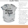 Love in Faith | Praise The Lord | Christian T-Shirts for Women | Faith-Based Apparel | Christian Gifts