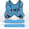 Weighted Vest, 6lb/8lb/12lb/16lb/20lb/25lb/30lb Weight Vest with Reflective Stripe, Weighted Vest for Men Women Workout Equipment for Strength Training, Running, Jogging, Fitness, Weight Loss