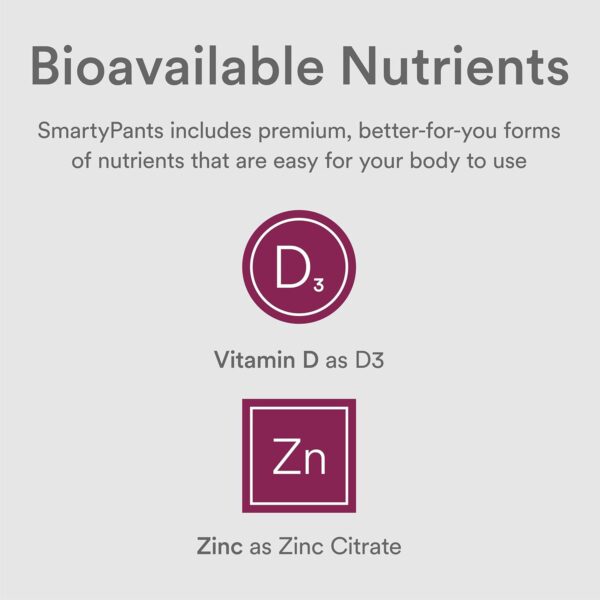 SmartyPants Kids Mineral Chews: Magnesium Citrate & Calcium Supplement with Vitamin D3, Vitamin C, K2, Zinc & Selenium for Immune Support, 60 Count (30 Day Supply)