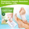 100 Pack Foot Pads, Ginger Oil Bamboo Charcoal Foot Pads, Foot Care Patch, Effective Feet Health Patches, Better Sleep Quality