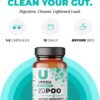 UMZU zuPOO Natural Colon Cleanse, Constipation Relief & Detox Supplement for Women & Men, Cascara Sagrada, Magnesium, Milk Thistle, Apple Cider Vinegar (15 Day Supply | 30 Capsules)
