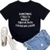 LOOKFACE Women Soft Tees Cute Graphic T Shirts