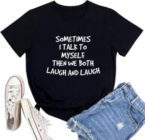 LOOKFACE Women Soft Tees Cute Graphic T Shirts