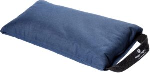Hugger Mugger 10lb Yoga Sandbag - Adds Weight to Your Poses, Zipper Cover, Sturdy Handle, Silica Sand Filling, Durable Material