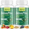 2000 MG Plant-Based Detox Cleanse – Natural Toxin Flush for Liver, Gut & Colon – Antioxidant & Digestive Support – Zeolite Detox – Fast-Acting Detox Complex for Women & Men – 120 Capsules