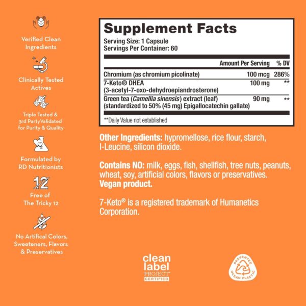 HUM Ripped Rooster - Natural Green Tea Supplement to Boost Metabolism, Control Cravings, Burn Fat & Support a Healthy Diet & Weight Management (60-Count)