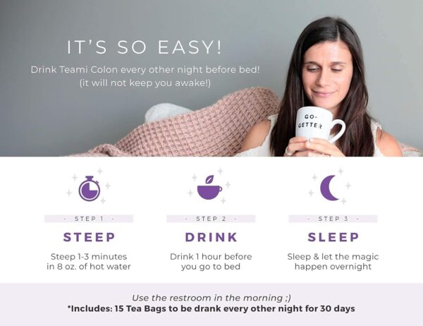 Teami® Colon Detox Tea | All Natural Cleanse tea for Men & Women | 30 Day Supply, 15 Tea Bags (Lemon)