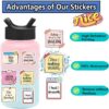 200PCS Inspirational Stickers, Motivational Reminder Stickers, Mental Health Stickers for Adult, Positive Stickers for Scrapbook Journaling Vision Board,Scrapbook Supplies