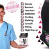 Physix Gear Compression Socks 20-30 mmHg - Men & Women - Running, Nurses, Shin Splints, Flight, Travel