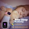 Fitness Tracker Watch for Kids, IP68 Waterproof Kids Smart Watch with 1.5" DIY Dials 19 Sport Modes, Pedometers, Heart Rate, Sleep Monitor, Great Gift for Boys Girls Teens 6-14