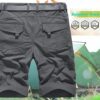 Quick Dry Hiking Shorts Men's Cargo Casual Outdoor 4-Way Stretchy Lightweight Summer Short with Multi Pockets 30-46 (No Belt)