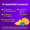 Vitafusion MultiVites Gummy Multivitamins for Adults with 12 Vitamins and Minerals, Berry, Peach and Orange Flavored, America’s Number 1 Gummy Vitamin Brand, 75 Day Supply, 150 Count