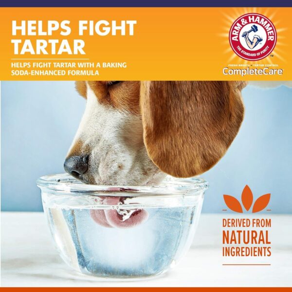 Arm & Hammer Complete Care Fresh Dental Water Additive for Dogs, 16 Fl Oz - 3 Pack - Flavorless Dog Water Additive, Dog Mouth Wash, Dog Dental Rinse, PetWater Additive, Pets Dental Care for Bad Breath