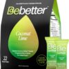 Bebetter Organic Electrolytes Powder Packets | Daily Electrolyte Drink Mix | Organic Coconut Water | No Artificial Flavors | Sugar Free Hydration Packets | Non-GMO | 22 Sticks Pack (Coconut and Lime)