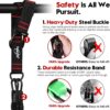 Pull Up Assistance Bands, Heavy Duty Assisted Pull Up Bands for Pull Up Assist, Adjustable Weight/Size with Fabric Feet Mats, Upgrade Pull Up Assist Bands for Strength Training