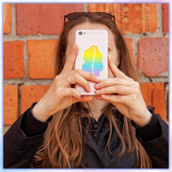 Crtiin 100 Pcs Sensory Strips Anxiety Calm Mindfulness Stickers Fidget Stress Breathing Sensory Sticker Different Textures Rough Tactile Tape for Mental Health Adults Desk Anxiety Relief(Vivid)