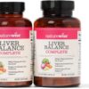 NatureWise Liver Detox Cleanse Supplement (60 servings) Triple Repair Formula with Milk Thistle, Turmeric, Reishi & Kudzu to Encourage Toxin Removal & Support Normal Function (120 Veg Capsules)