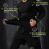 Youper Elite Men's Compression Long-Sleeve T-Shirt, Sports Baselayer T-Shirts Tops for Football, Exercise & Fitness