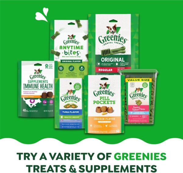 719BObikn1L._AC_SL1500_.jpg Greenies Original Regular Natural Dog Dental Care Chews Oral Health Dog Treats, 36 count (Pack of 1)