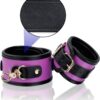 Spreader Bar Heavy Duty Stainless Steel Expandable Black Bar Home Gym with 4pcs Furry Purple Adjustable Strap,Sports Aid Training Fitness Gear Pilates Aid Kit,Yoga Set