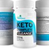 Keto Complete Cleanse - Natural Keto Cleanse Supplement - Support Reduced Inflammation & Bloating - Promote Full Body Cleanse, Liver Cleanse, Colon Cleanse - Aid Energy Levels - Help Cleanse & Detox