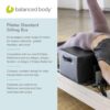 Balanced Body Standard Sitting Box for Pilates Reformer, Pilates Equipment for Home Workouts and Professional Studio Use, Fits Balanced Body Wood Reformers and Allegro or Allegro 2 Reformer