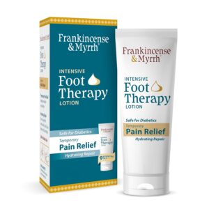 Frankincense and Myrrh Foot Pain Relief Cream - Intensive Foot Therapy Lotion - Diabetic Nerve Pain Relief Neuropathy Cream | Restless Leg Syndrome | Frankincense Essential Oil, 3 Ounce (1-Pack)