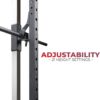 Sunny Health & Fitness Premium Smith Machine & Squat Cage Rack, Pull-Up Bar, Spotter Blocks for Weightlifting & Bench Press for Home Gym Strength Training