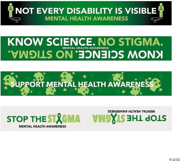 Fun Express Mental Health Awareness Pencils - Bulk set of 24 - Awareness and Classroom Supplies and Givaways