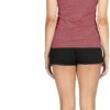 icyzone Workout Running Tshirts for Women - Fitness Athletic Yoga Tops Exercise Gym Shirts (Pack of 3)