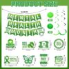 35 Pcs Mental Month Decorations Including Mental Month Banner Mental Month Hanging Swirls Wall Decor Holiday Celebrating Events for Festival Supplies