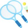 2pcs Cartoon Style Tennis Racket for Fun Outdoor Fitness Equipment for for Playing and Random Color