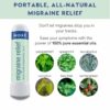 MOXE Migraine Relief Nasal Inhalers, Essential Oils for Headaches & Tension Relief, Portable Aromatherapy, Easy-to-Use, Pure & Undiluted, Peppermint, Spearmint, Eucalyptus, Tea Tree, USA Made, 3 Pack