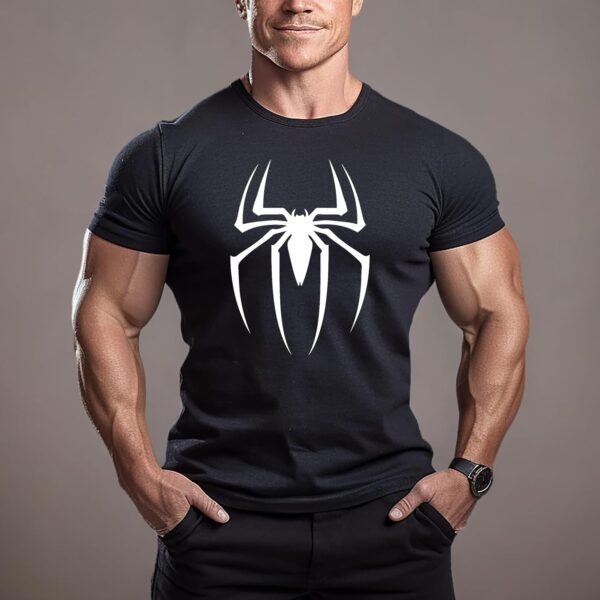 ReedCA Spider - Mens Bodybuilding T-Shirts Gym Training Top Fashion Workout Tee Muscle Short Sleeve