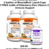 MiracleMulti Liquid Multivitamin Capsules for Men & Women - Complete Whole Food Blend Daily Vitamin & Mineral Supplement with CoQ10, B12, 42 Superfood Enzyme - 120 Softgels