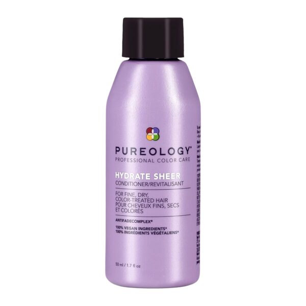 Pureology Hydrate Sheer Nourishing Conditioner | For Fine, Dry Color Treated Hair | Sulfate-Free | Vegan