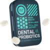 WILD FUEL Dental Probiotic for Teeth and Gums - Lactobacillus Salivarius Probiotic 3bn CFU Fights Bad Breath, Restores Healthy Bacteria - Oral Probiotics - 45 Tablets for Fresh Breath in a Travel Tin